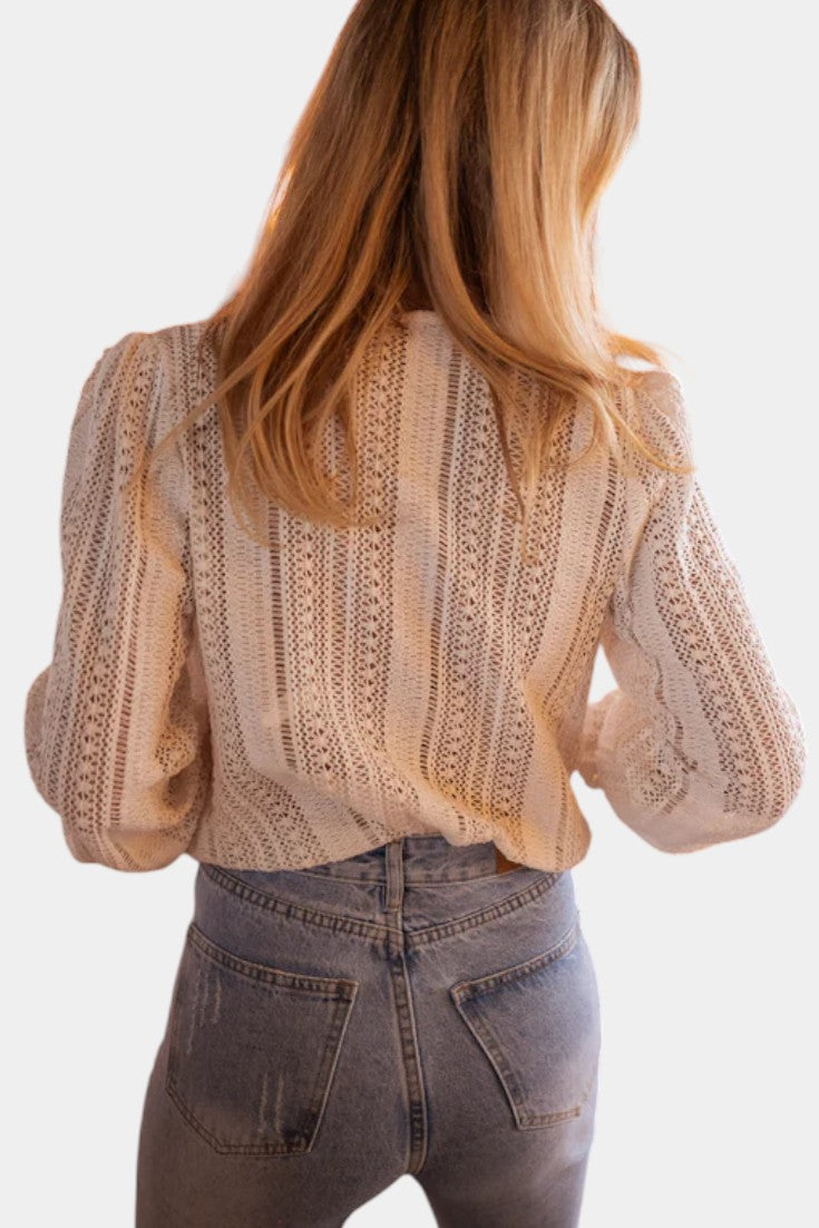 Emery | Crochet Lace Blouse