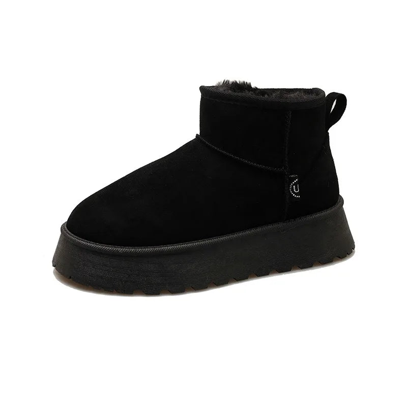 Ana | Platform Boot with Thick Sole and Warm Lining