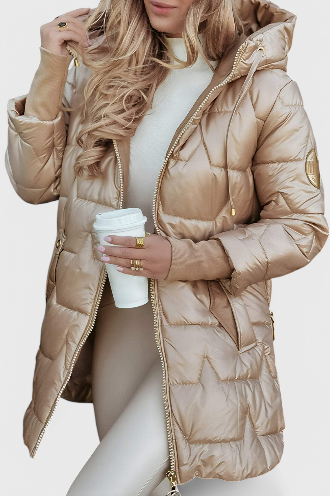 Marcella | Cozy Insulated Coat with Hood
