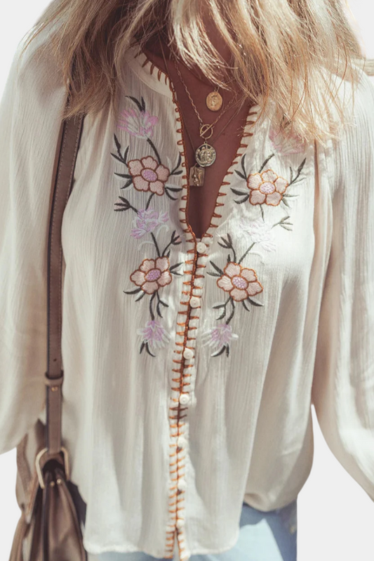 Mercedes | Earth Blouse