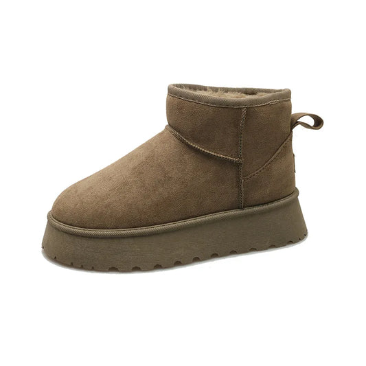 Ana | Platform Boot with Thick Sole and Warm Lining