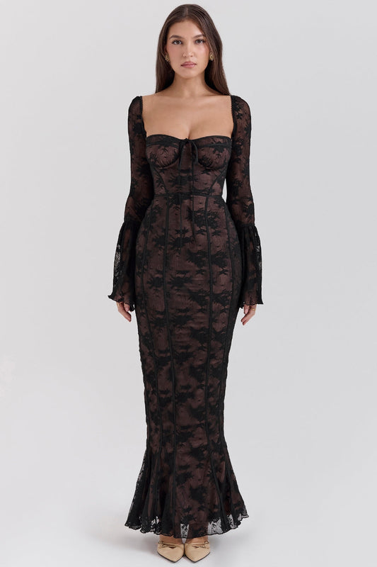 Allegra | Long Lace Dress